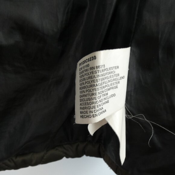 Tristan Womens Coat Medium Brown Diamond Quilted Removable Arms and Hood Jacket - Picture 13 of 16